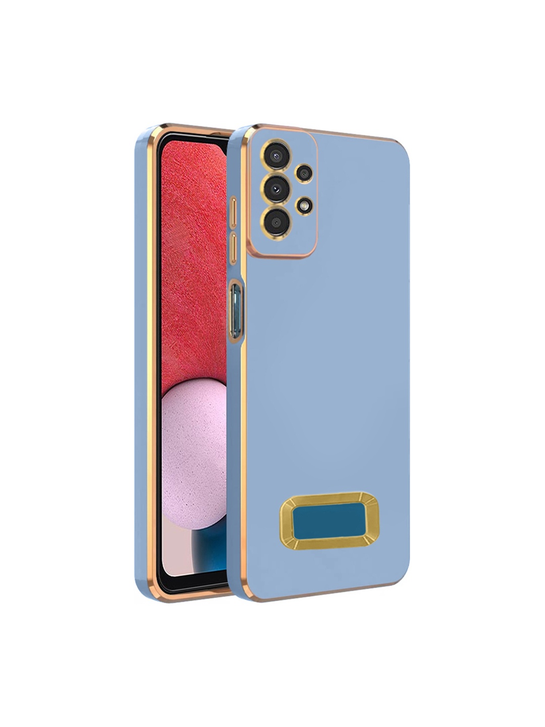 

Karwan Camera Protection Samsung A13 4G Phone Back Cover, Blue