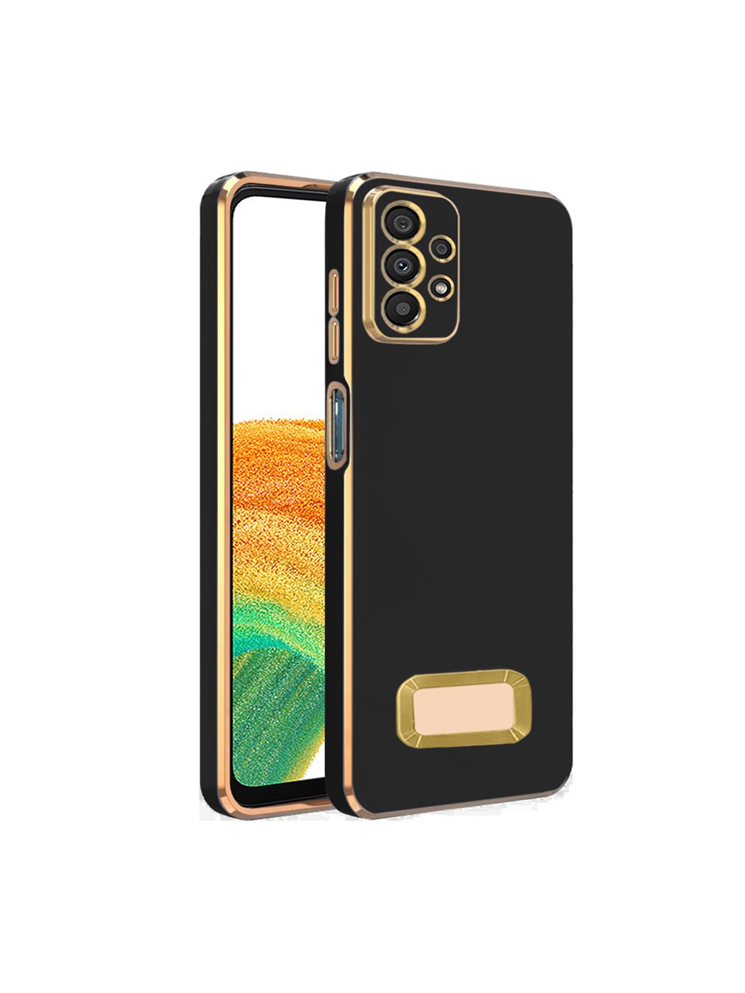 

Karwan Camera Protection Samsung A23 Phone Back Cover, Black