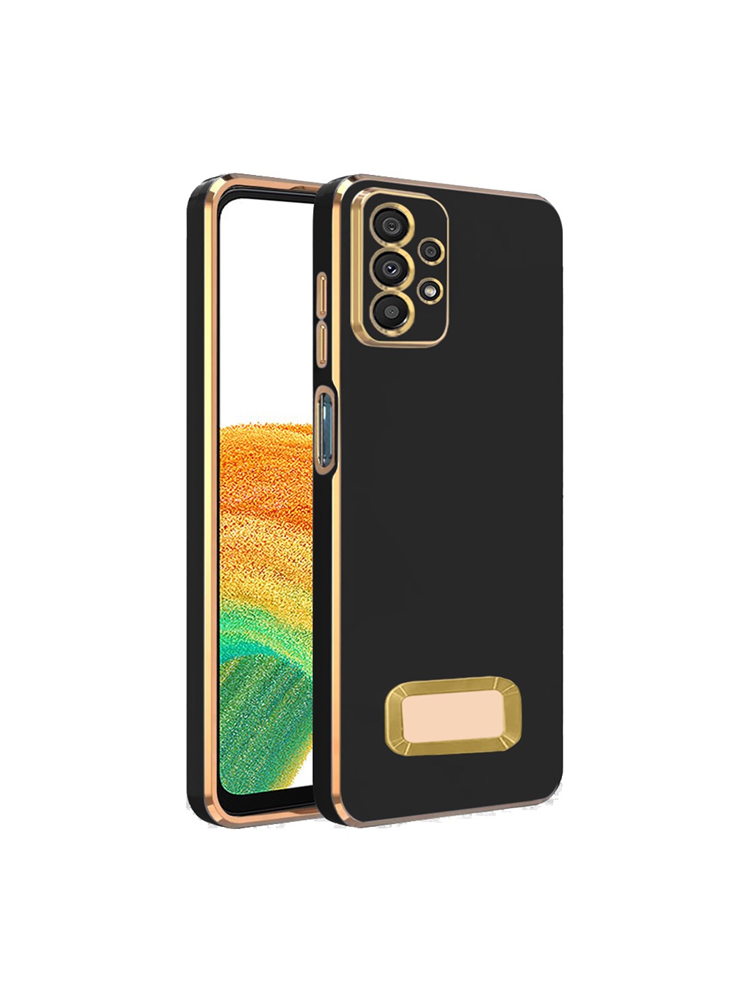 

Karwan Samsung A32 5G Sweat-Proof Compatible Phone Back Case, Black
