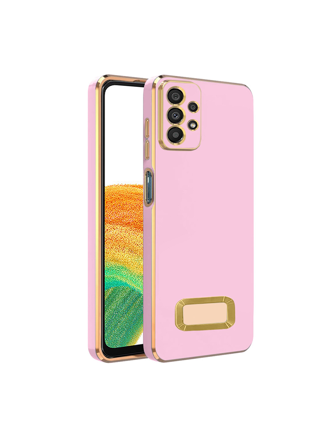 

Karwan Camera Protection Samsung A32 5G Phone Back Case, Pink
