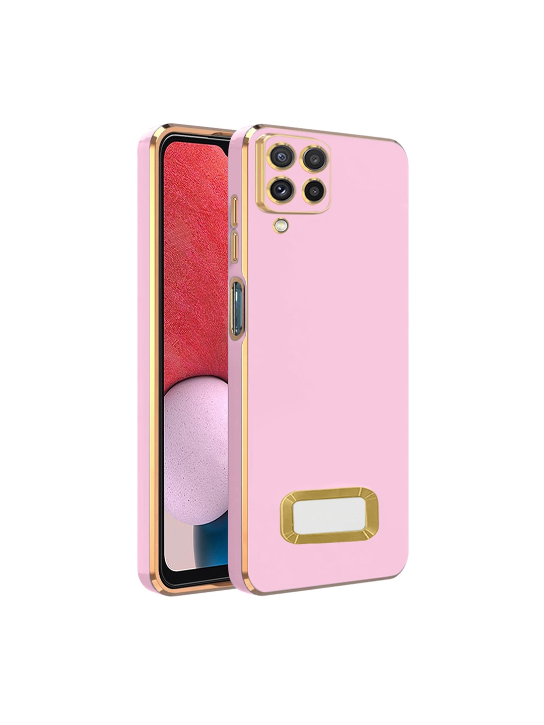 

Karwan Samsung A22 4G Compatible Camera Protection Phone Back Case, Pink