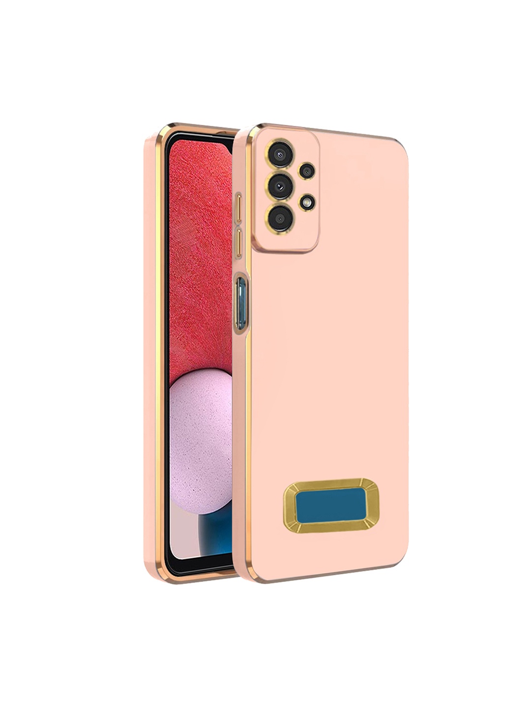 

Karwan Camera Protection Samsung A13 5G Phone Back Case, Peach