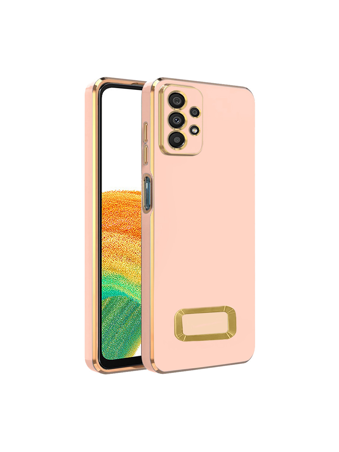 

Karwan Samsung A32 5G Mobile Silicone Back Case, Pink