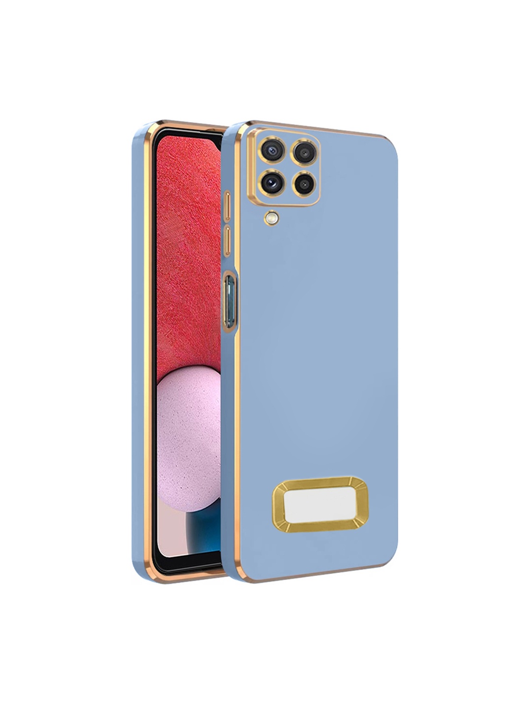 

Karwan Camera Protection Samsung A22 4G Phone Back Case, Blue