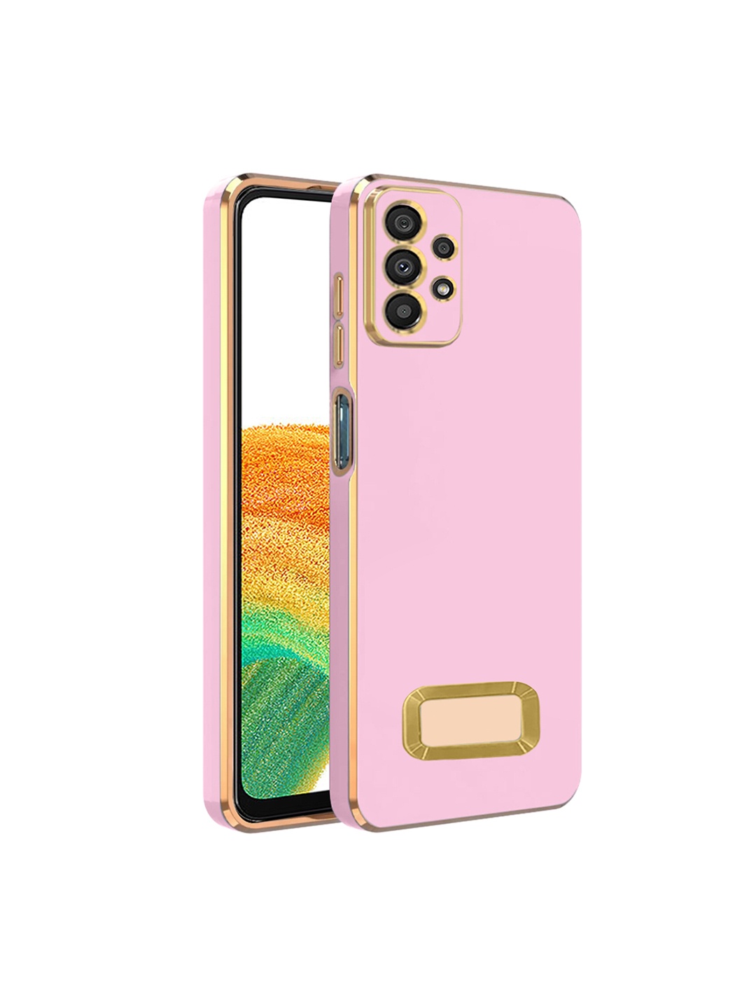 

Karwan Camera Protection Samsung A33 5G Phone Back Case, Pink