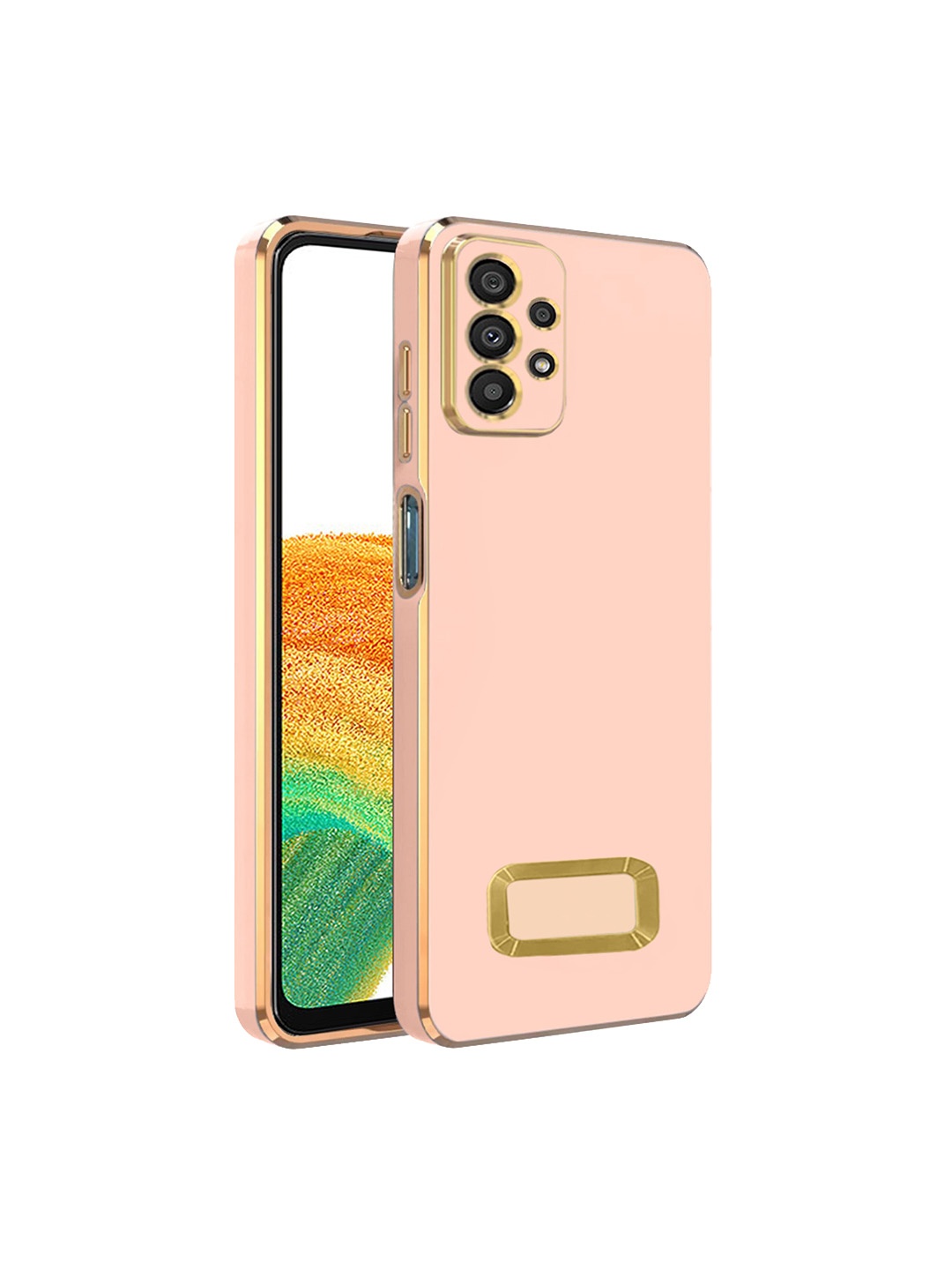 

Karwan Camera Protection Samsung A33 5G Phone Back Cover, Pink