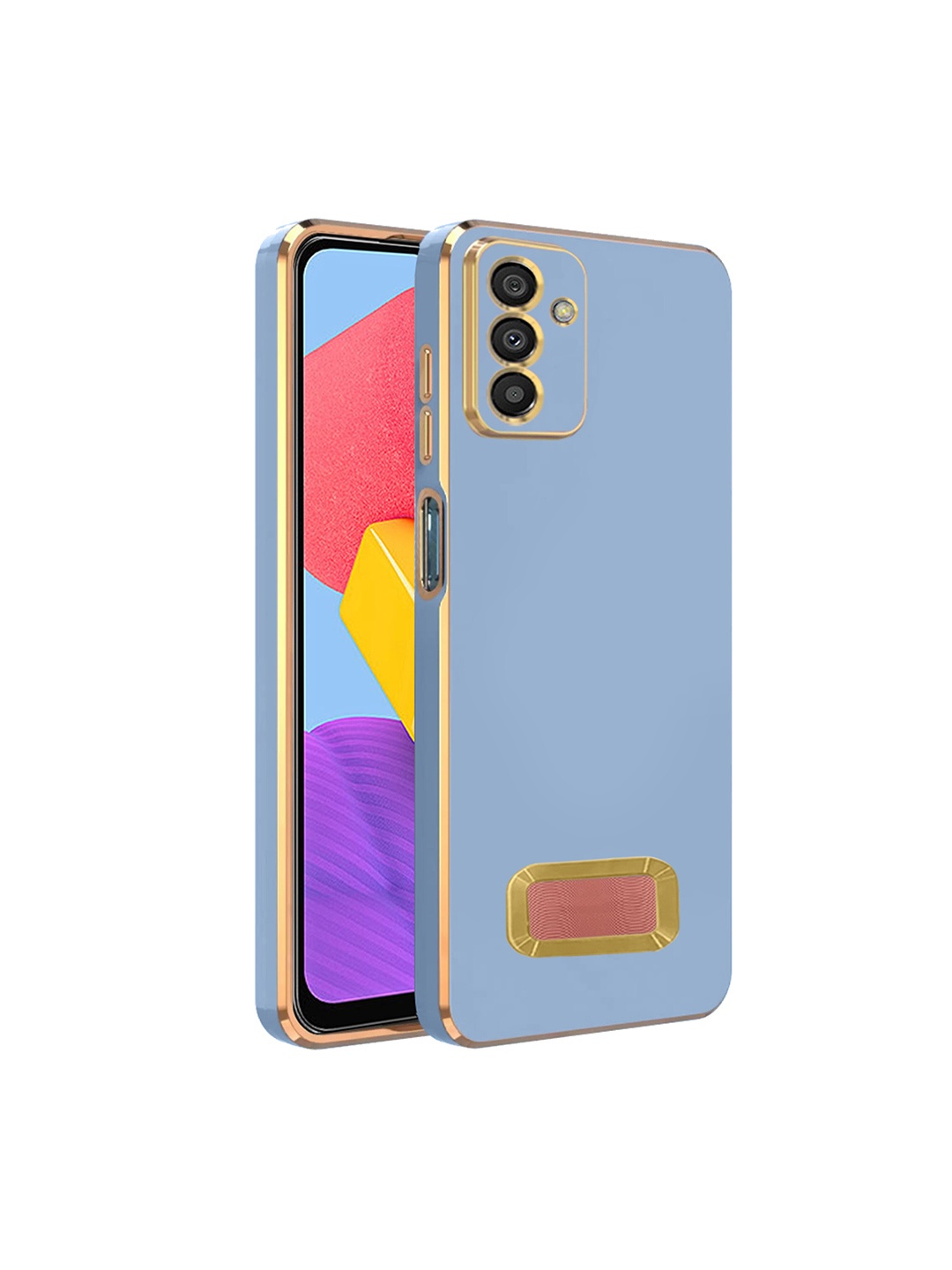 

Karwan Camera Protection Samsung M13 4G Back Case, Blue