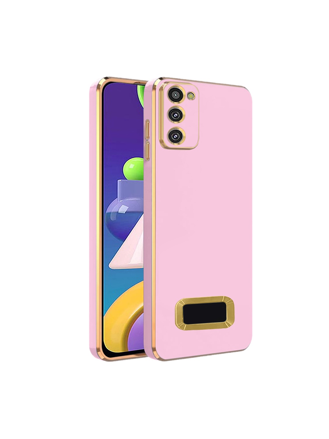 

Karwan Samsung M21 Sweat-Proof Compatible Phone Back Cover, Pink
