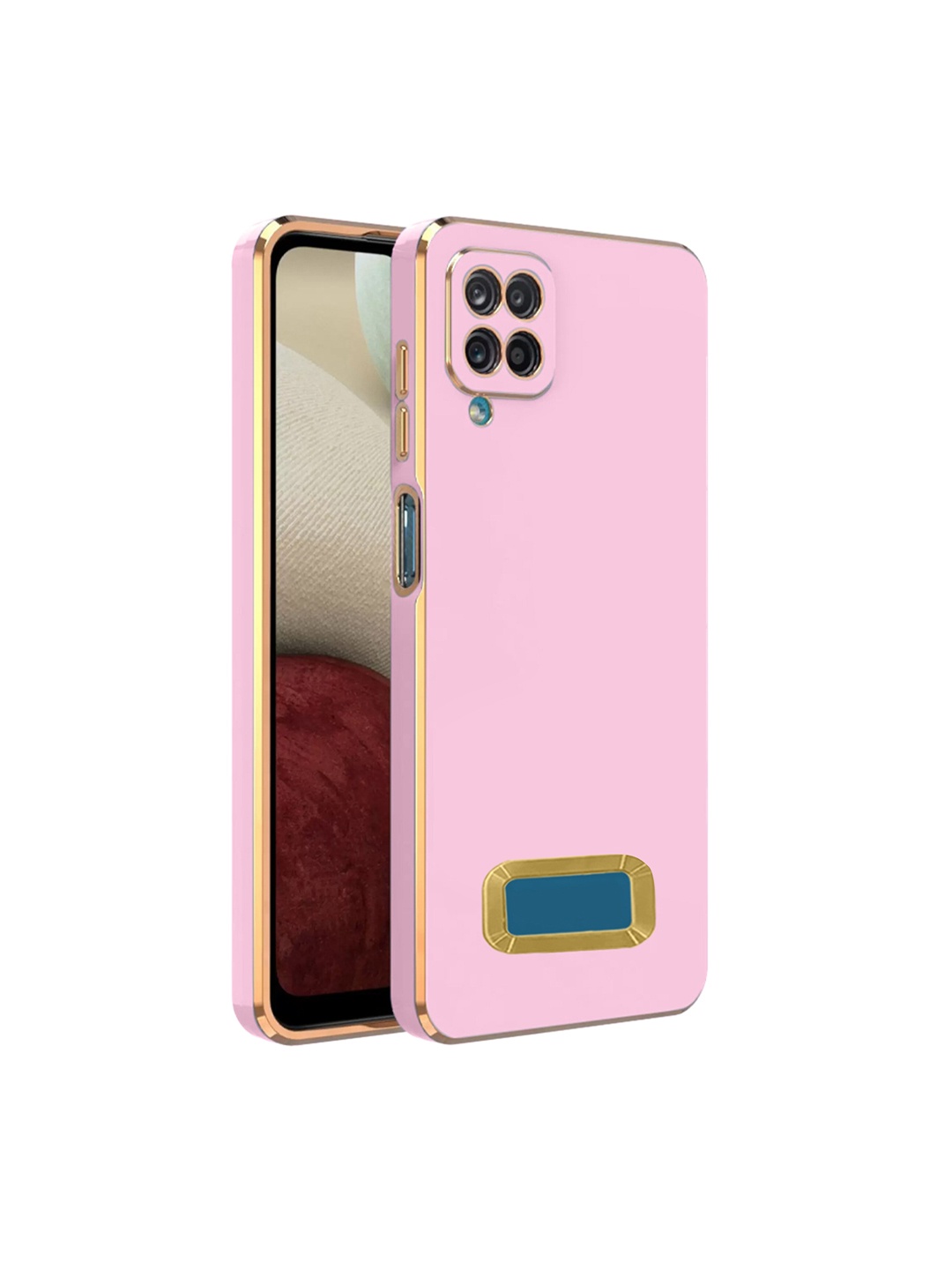 

Karwan Camera Protection Samsung M53 Back Case, Pink