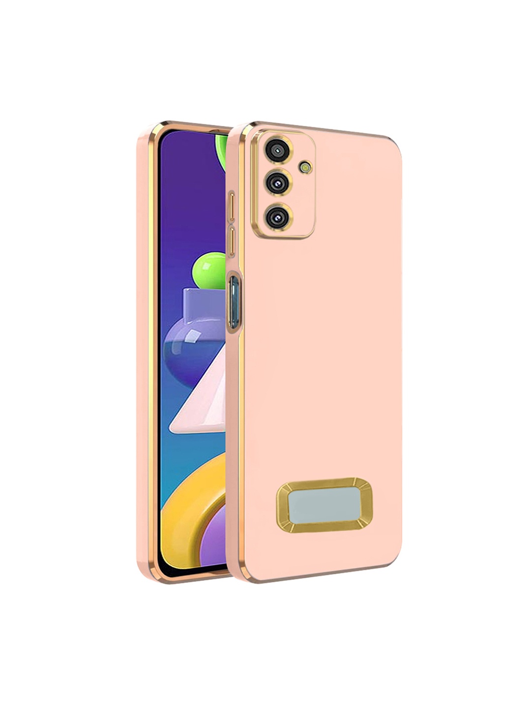 

Karwan Samsung M23 5G Camera Protection Phone Back Case, Pink