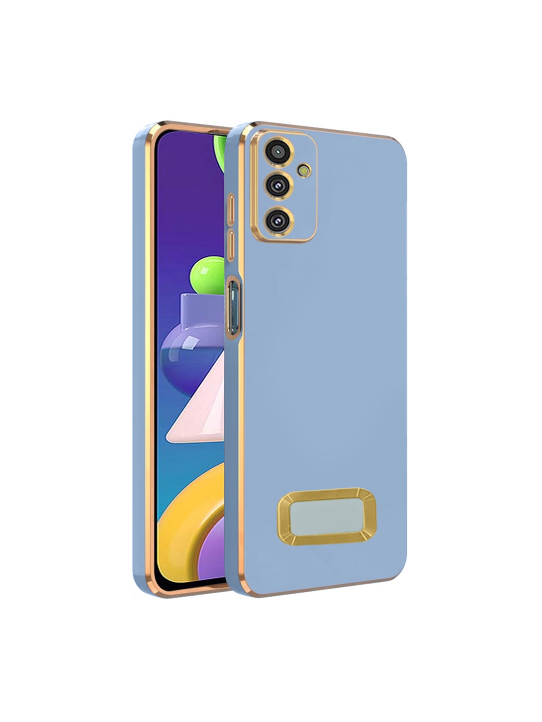 

Karwan Samsung M23 Camera Protection Back Case, Blue