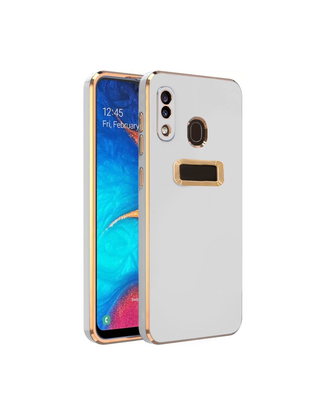 

Karwan Samsung A20 Sweat-Proof Compatible Sweatproof Phone Back Cover, White
