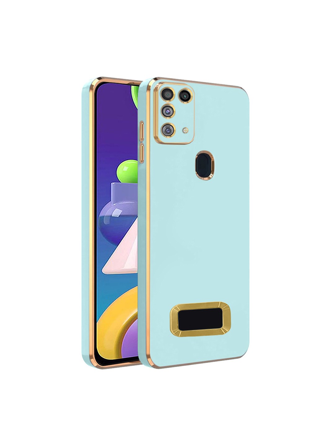 

Karwan Camera Protection Samsung M31 Phone Back Cover, Green