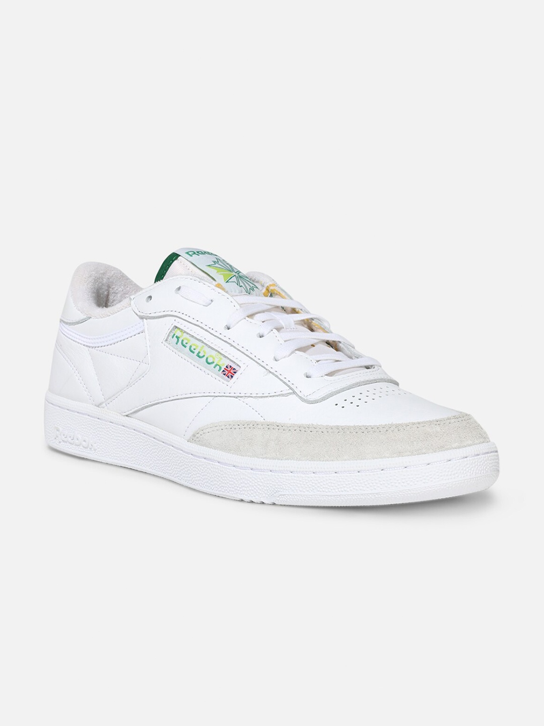 

Reebok Classic Men Club C 85 Vintage Running Shoes, White