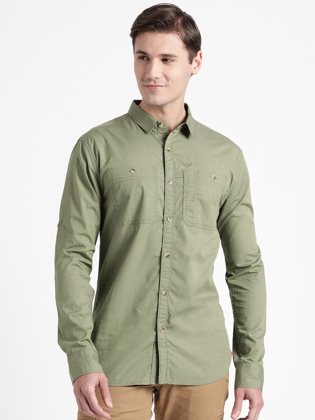 

Wildcraft Comfort Casual Cotton Shirt, Navy blue