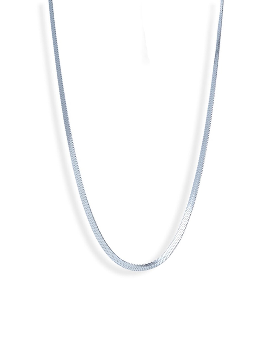 

PALMONAS Men Rhodium-Plated Chain, Silver