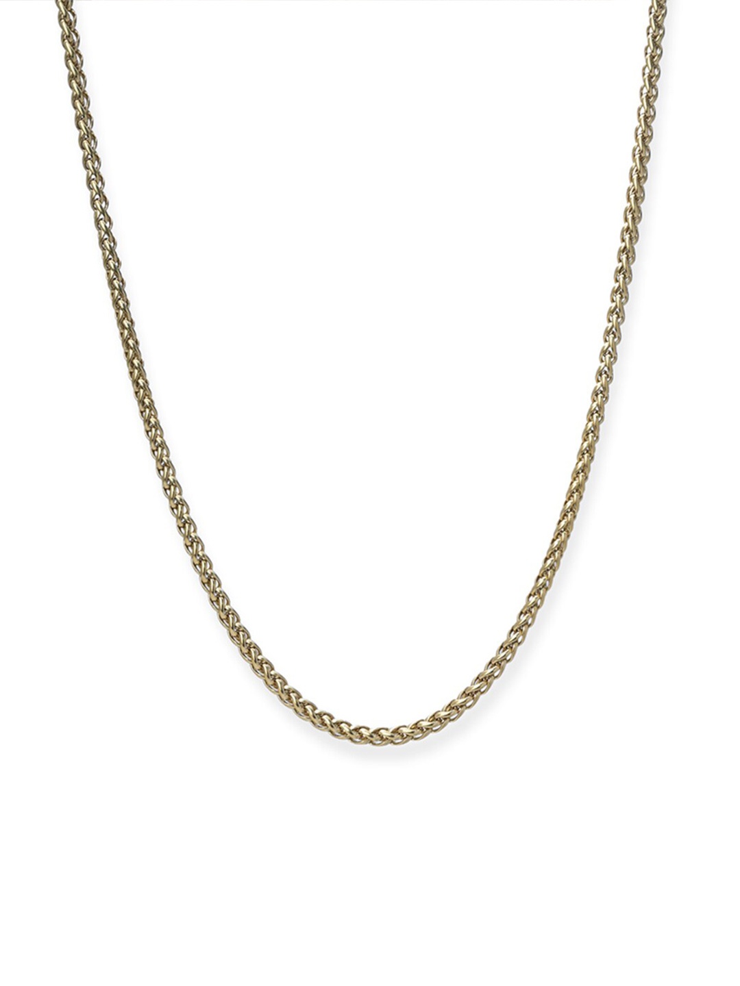 

PALMONAS Men 18k Gold-Plated Big Wheat Chain