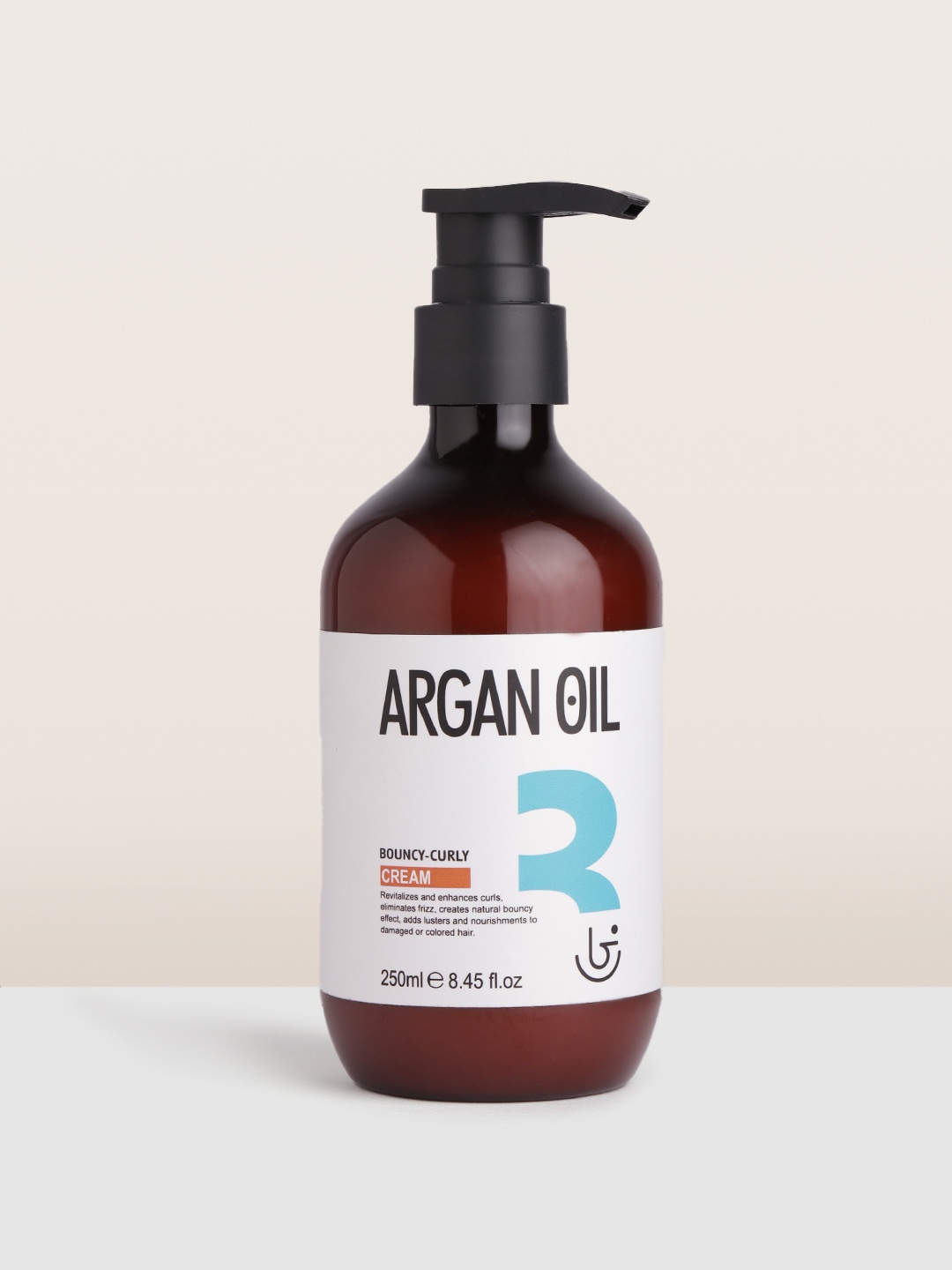 

Beauty Garage Sulfate-Free Argan Oil Bouncy-Curly Cream - 250 ML, Brown