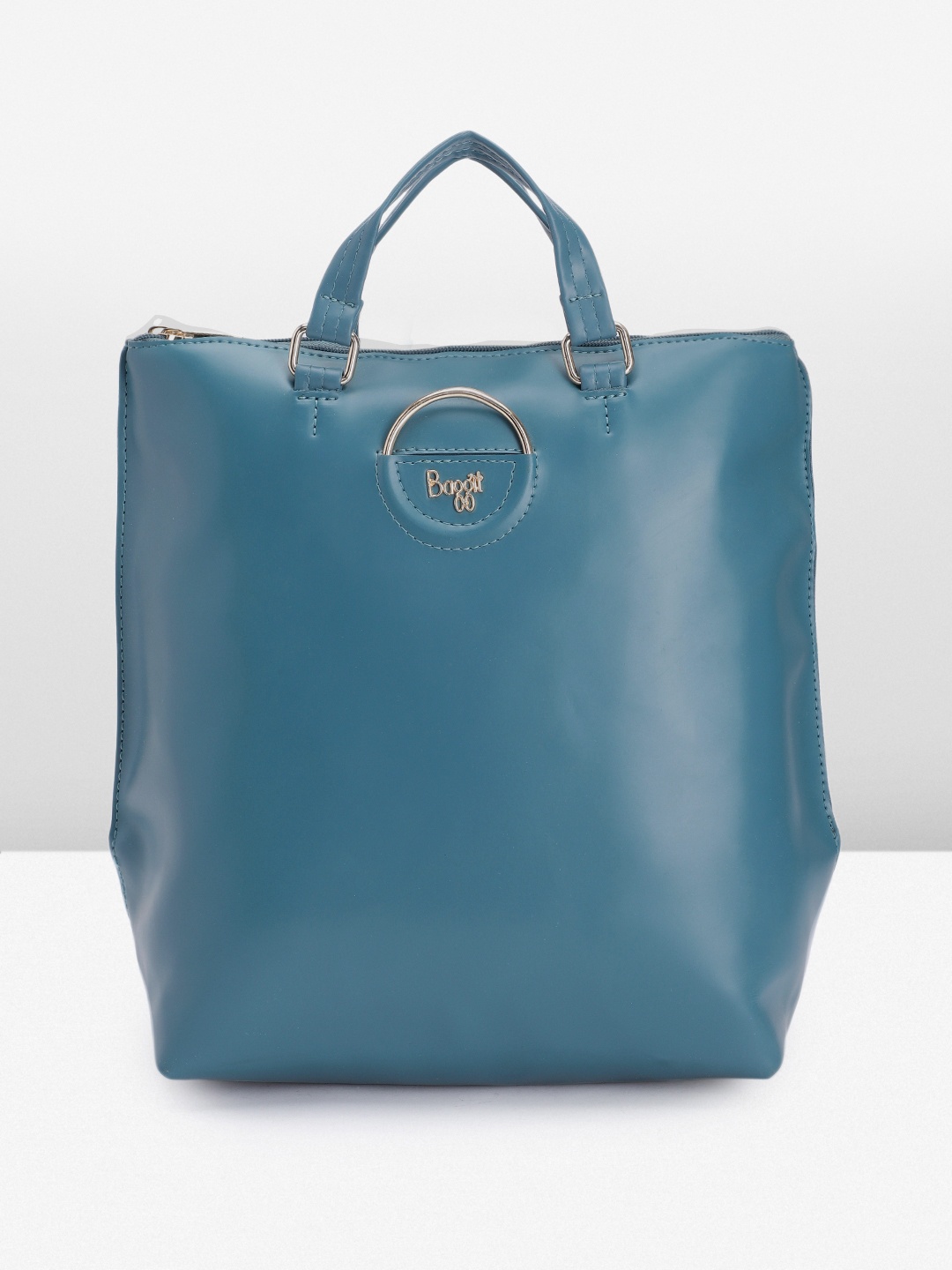 

Baggit Women Solid Backpack Come Handbag, Blue