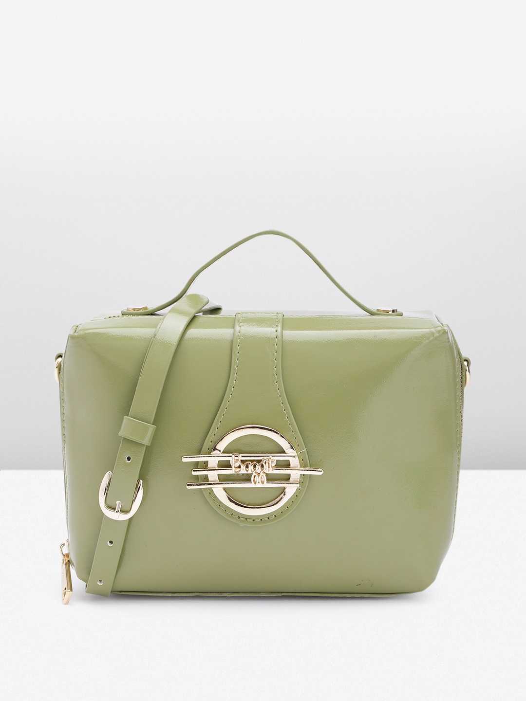 

Baggit Structured Handheld Bag, Green