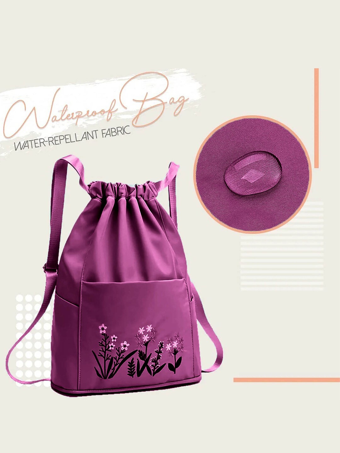 

ZURU BUNCH Applique Structured Backpack, Violet