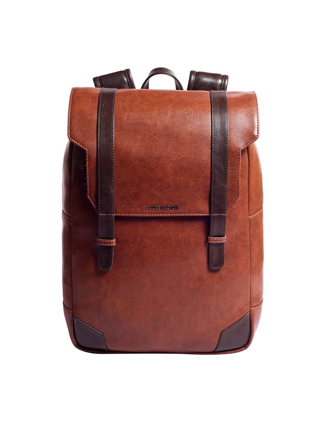 

Gauge Machine Dark Tan Backpack with Laptop Compartment