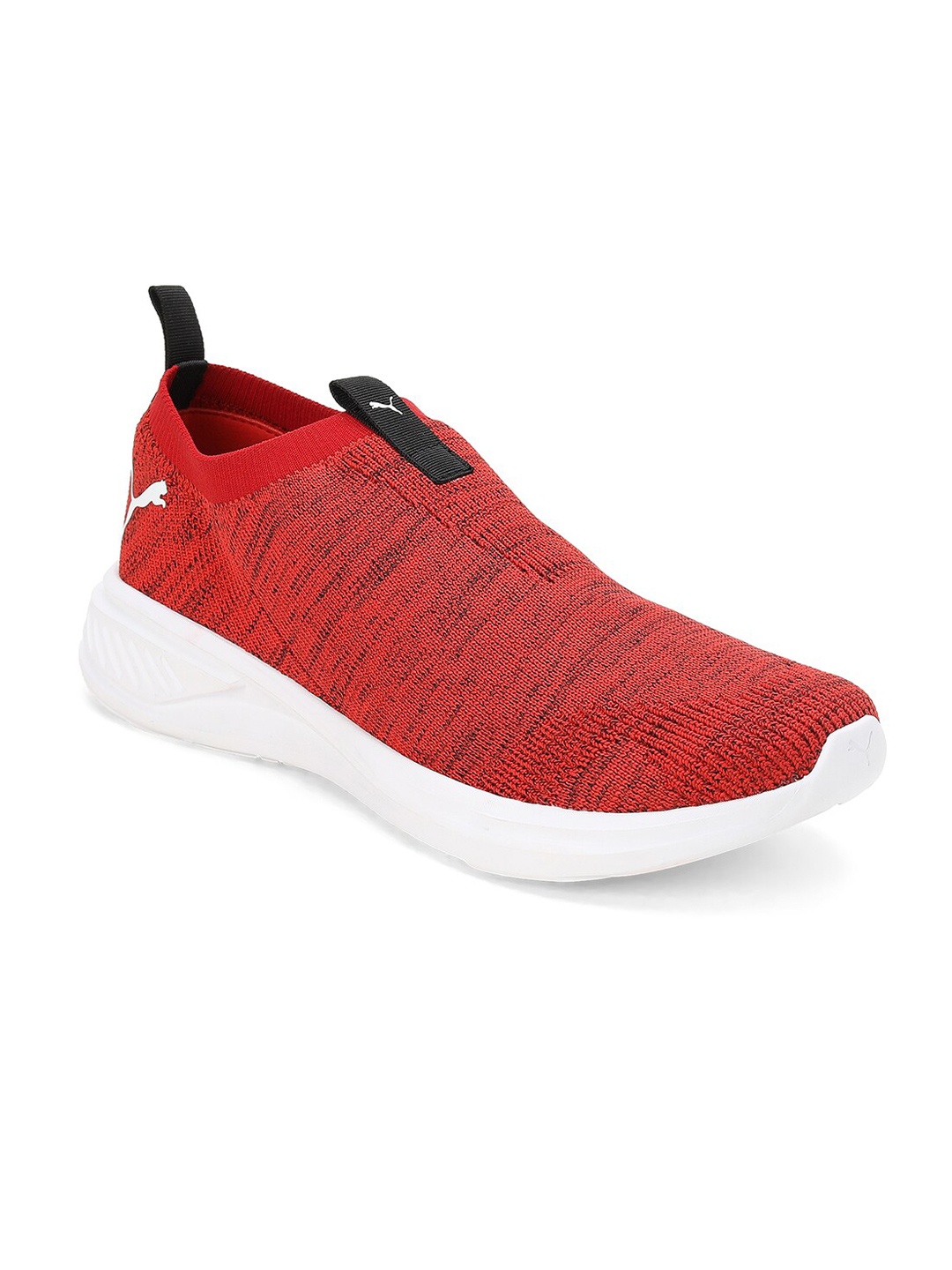 Puma Men Scorch Mark Logo-Printed Running Sports Shoes, Red