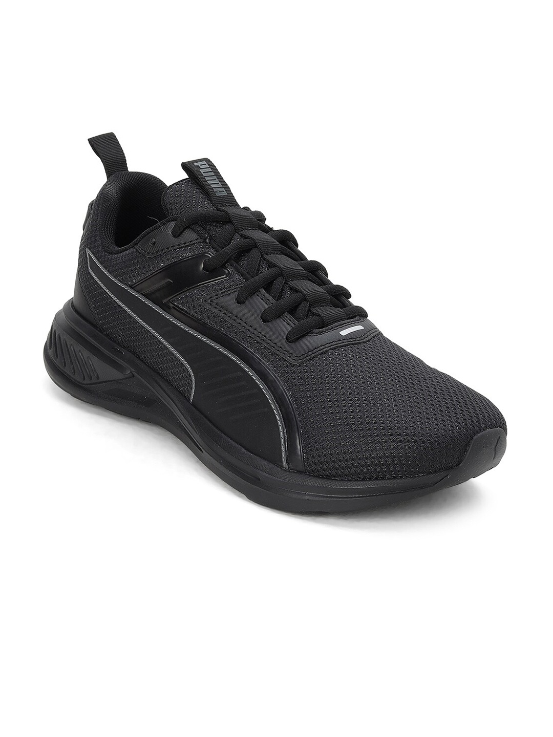 

Puma Men Scorch Runner V2 Woven-Design Sports Running Shoes, Black