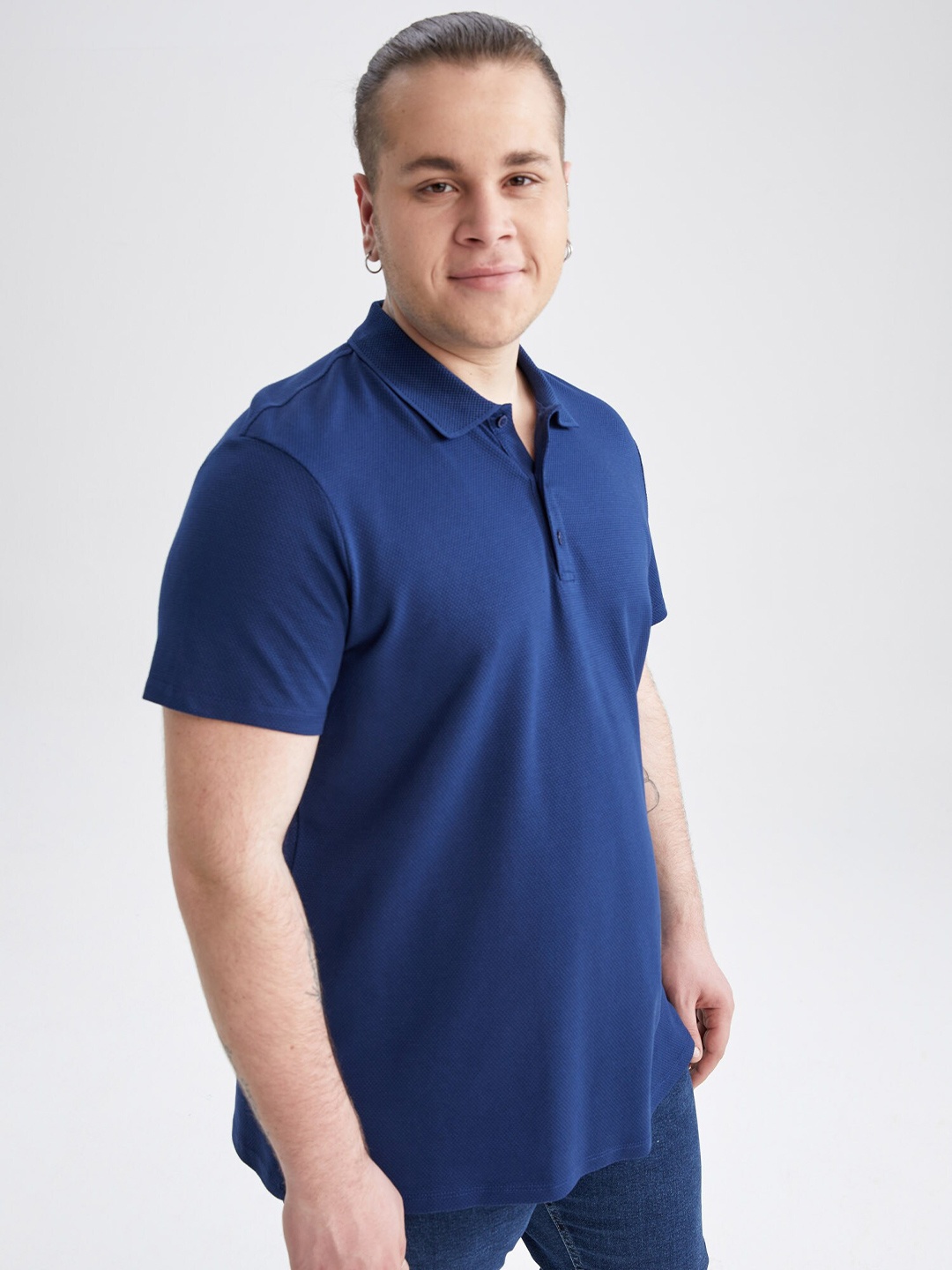 

DeFacto Polo Collar T-shirt, Blue