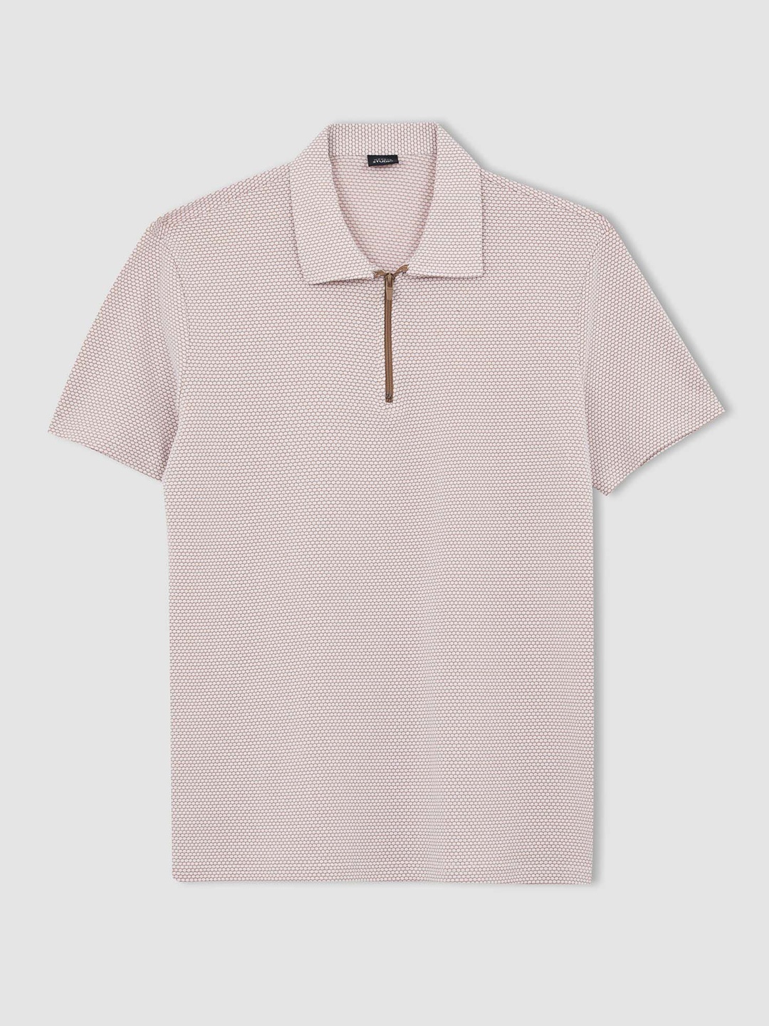 

DeFacto Polo Collar Short Sleeves T-shirt, Beige