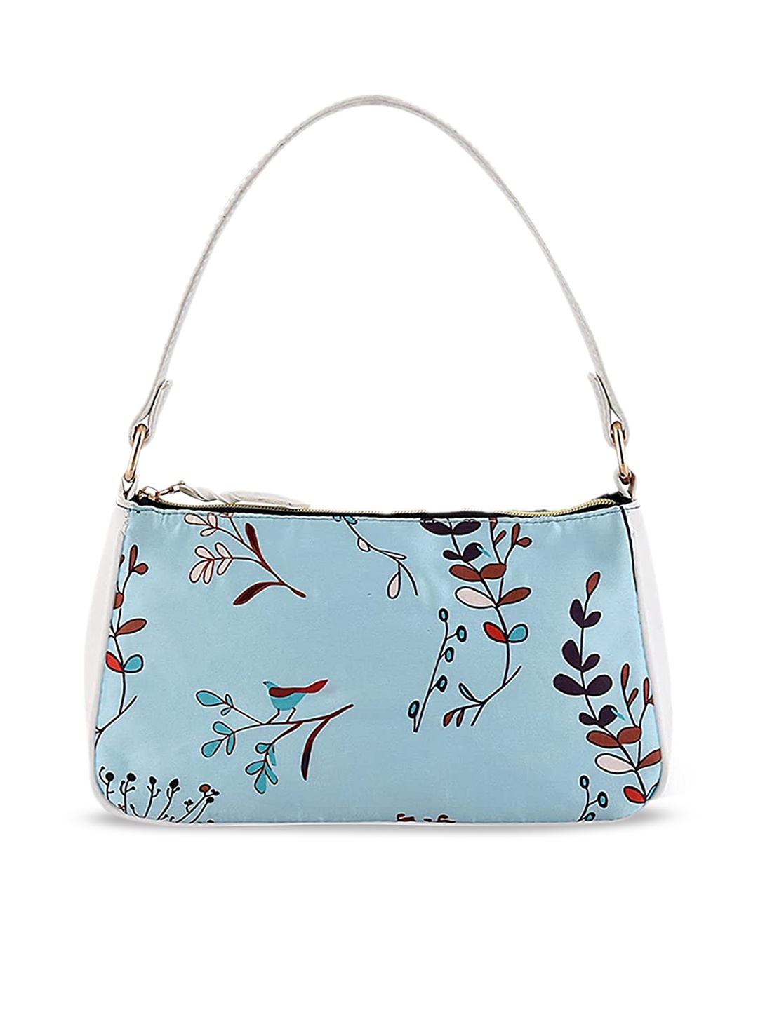 

Lychee bags Blue Printed Structured Shoulder Bag