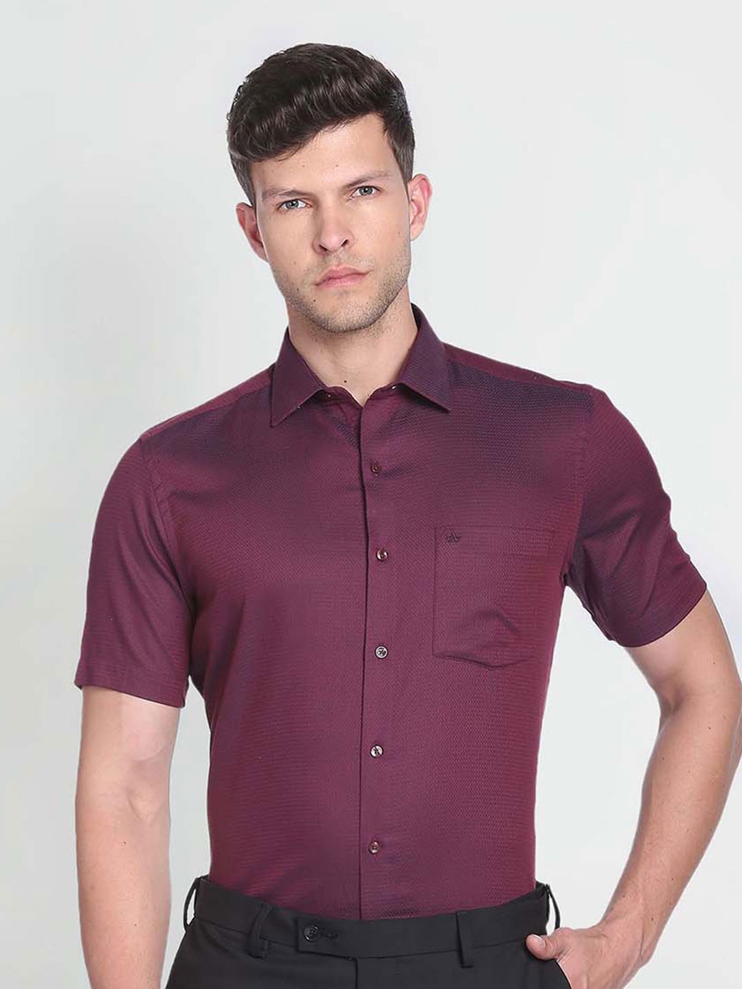 

Arrow Short Sleeve Formal Shirt, Red