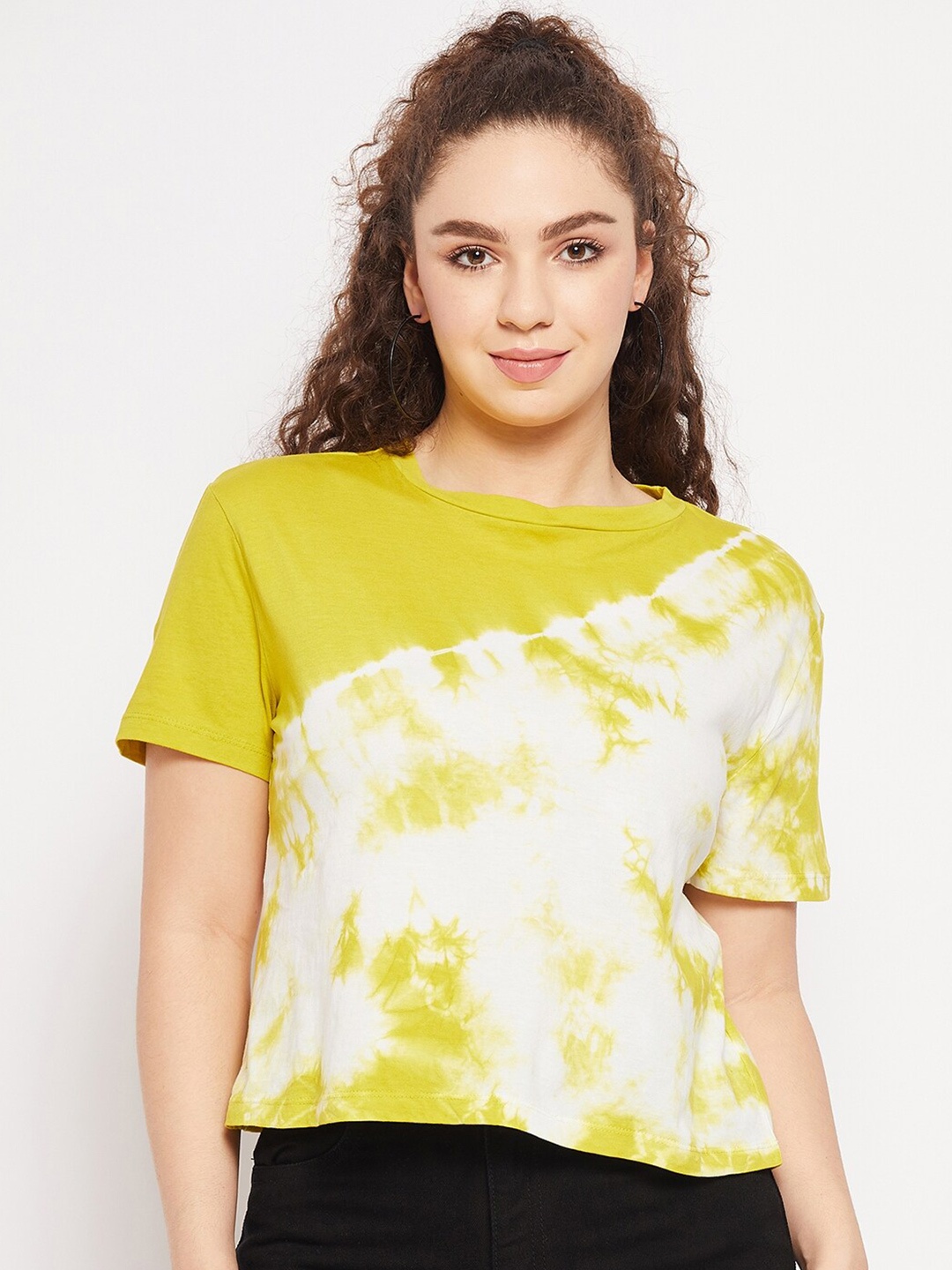 

Madame Tie and Dyed Top, Yellow