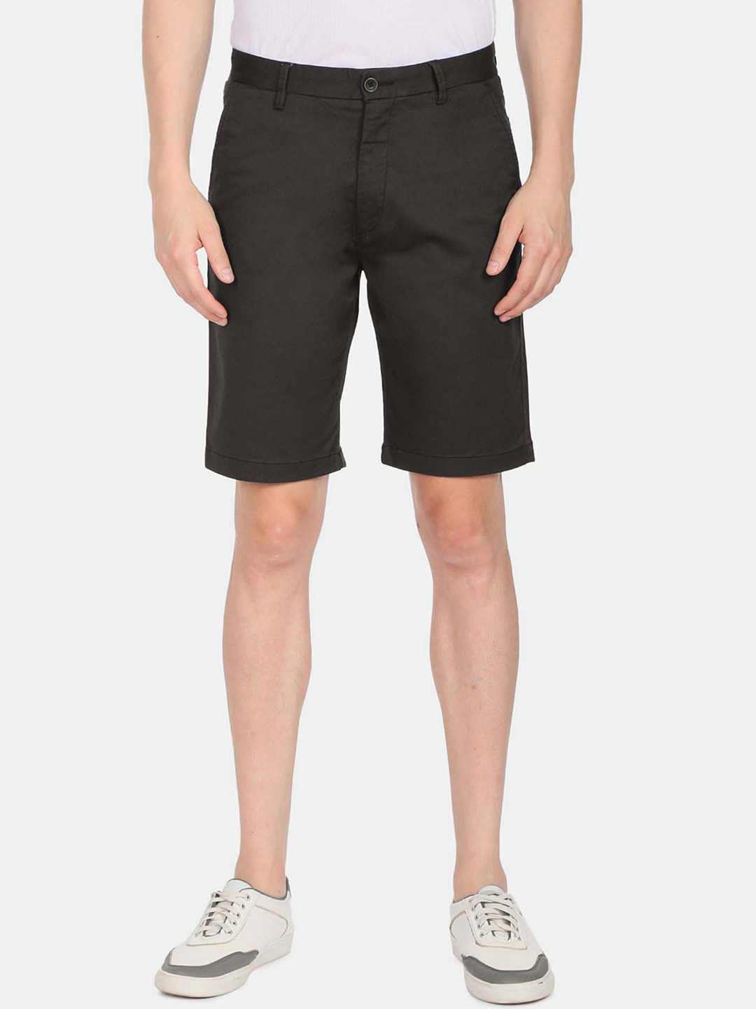 

Arrow Sport Men Mid Rise Above Knee Regular Fit Shorts, Grey