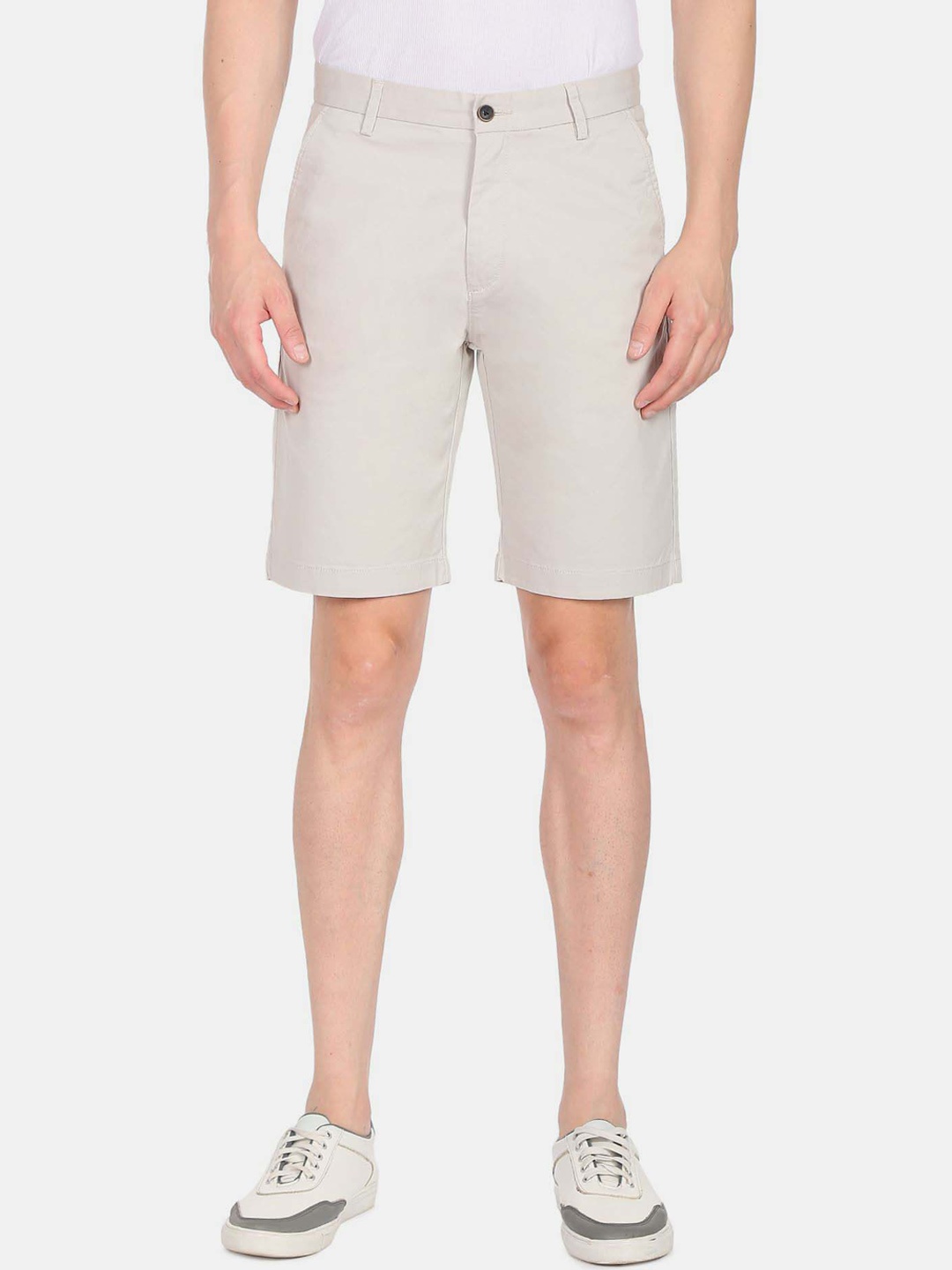 

Arrow Sport Men Mid Rise Above Knee Regular Fit Shorts, Grey