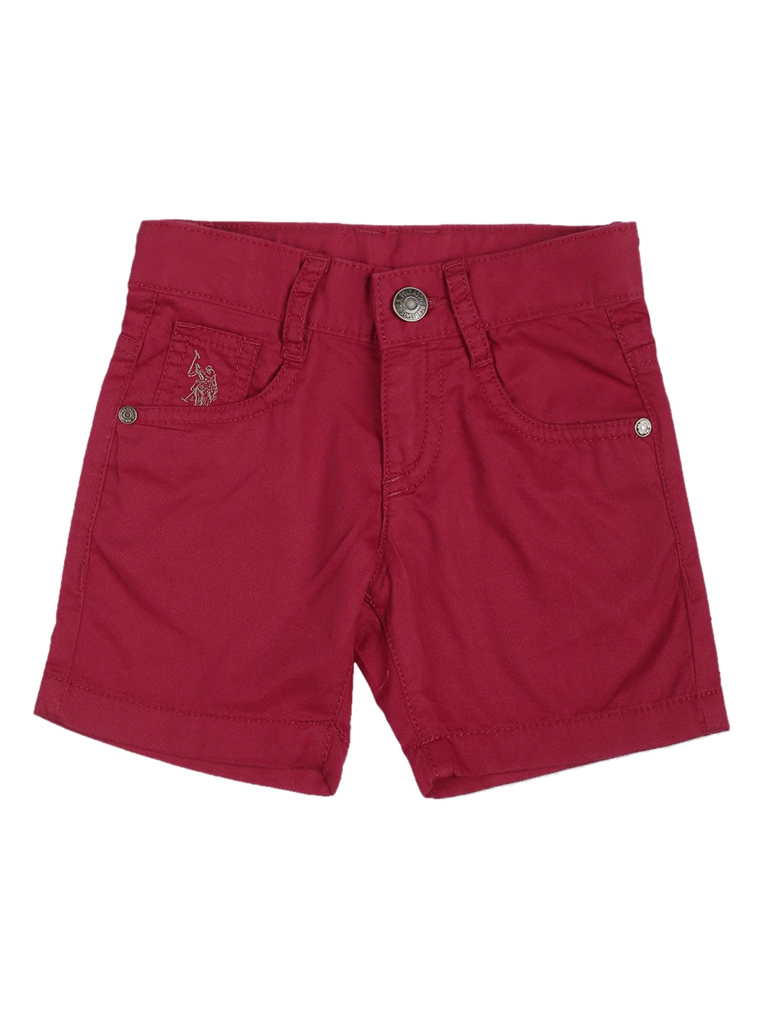 

U.S. Polo Assn. Kids Boys Slim Fit Shorts, Red