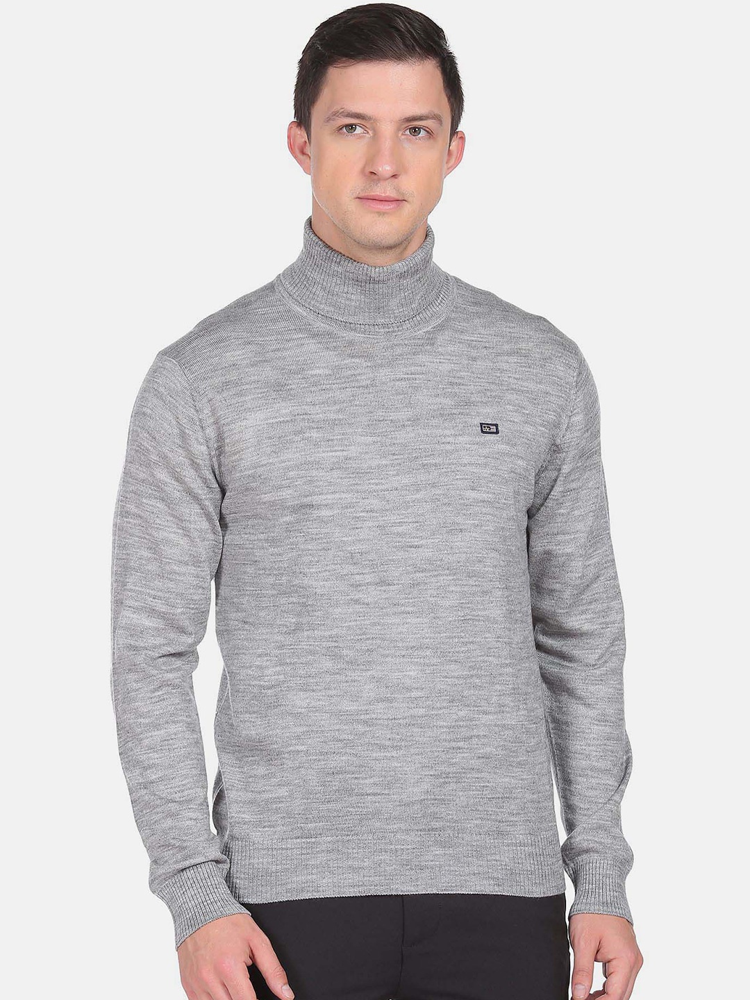 

Arrow Sport Turtle Neck Acrylic Pullover, Grey