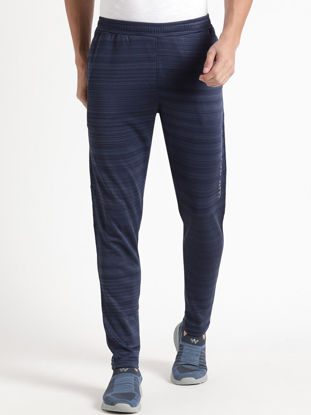 

Wildcraft Men Mid-Rise Track Pants, Navy blue