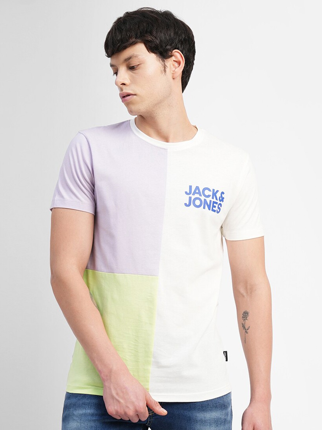 

Jack & Jones Typography Slim Fit T-shirt, White