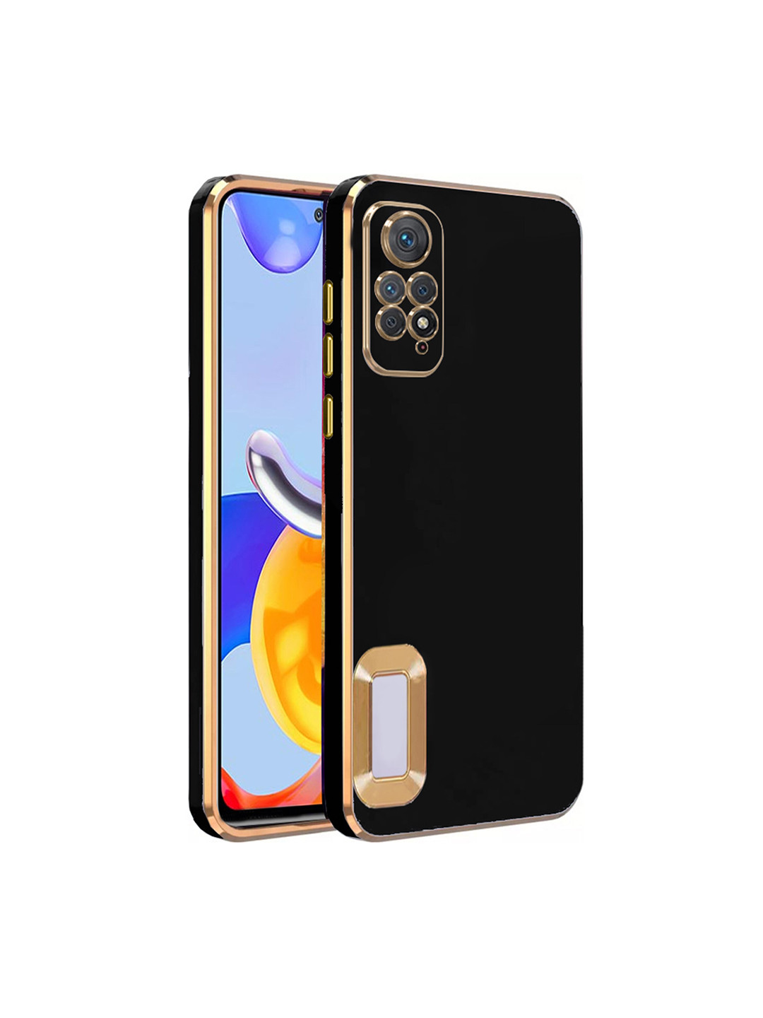 

Karwan Camera Protection Mi Note 11 Phone Back Cover, Black