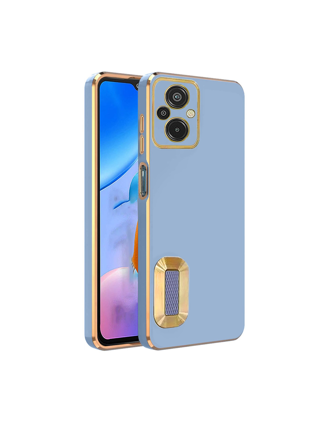 

Karwan Camera Protection Mi 11 5G Prime Phone Back Cover, Blue