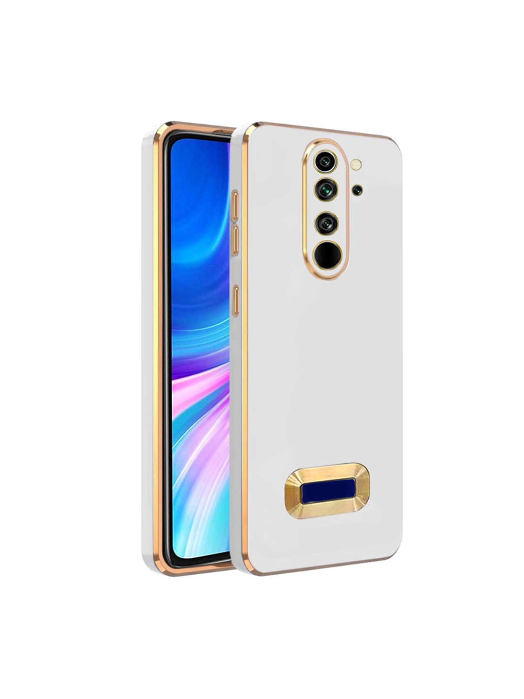 

Karwan Camera Protection Mi Note 8 Pro Phone Back Cover, White