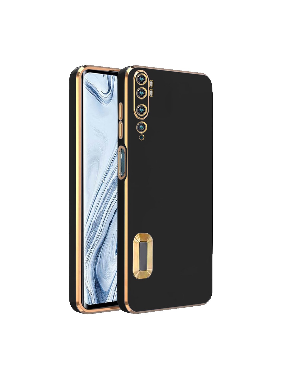 

Karwan MI NOTE 10 pro Compatible Camera Protection Mobile Case, Black