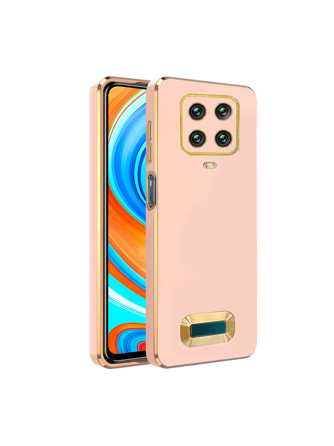 

Karwan Camera Protection Mi Note 9 Pro Phone Back Cover, Pink