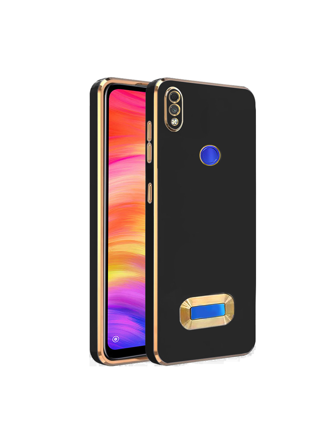 

Karwan Camera Protection MI Note 7 Pro Phone Back Cover, Black