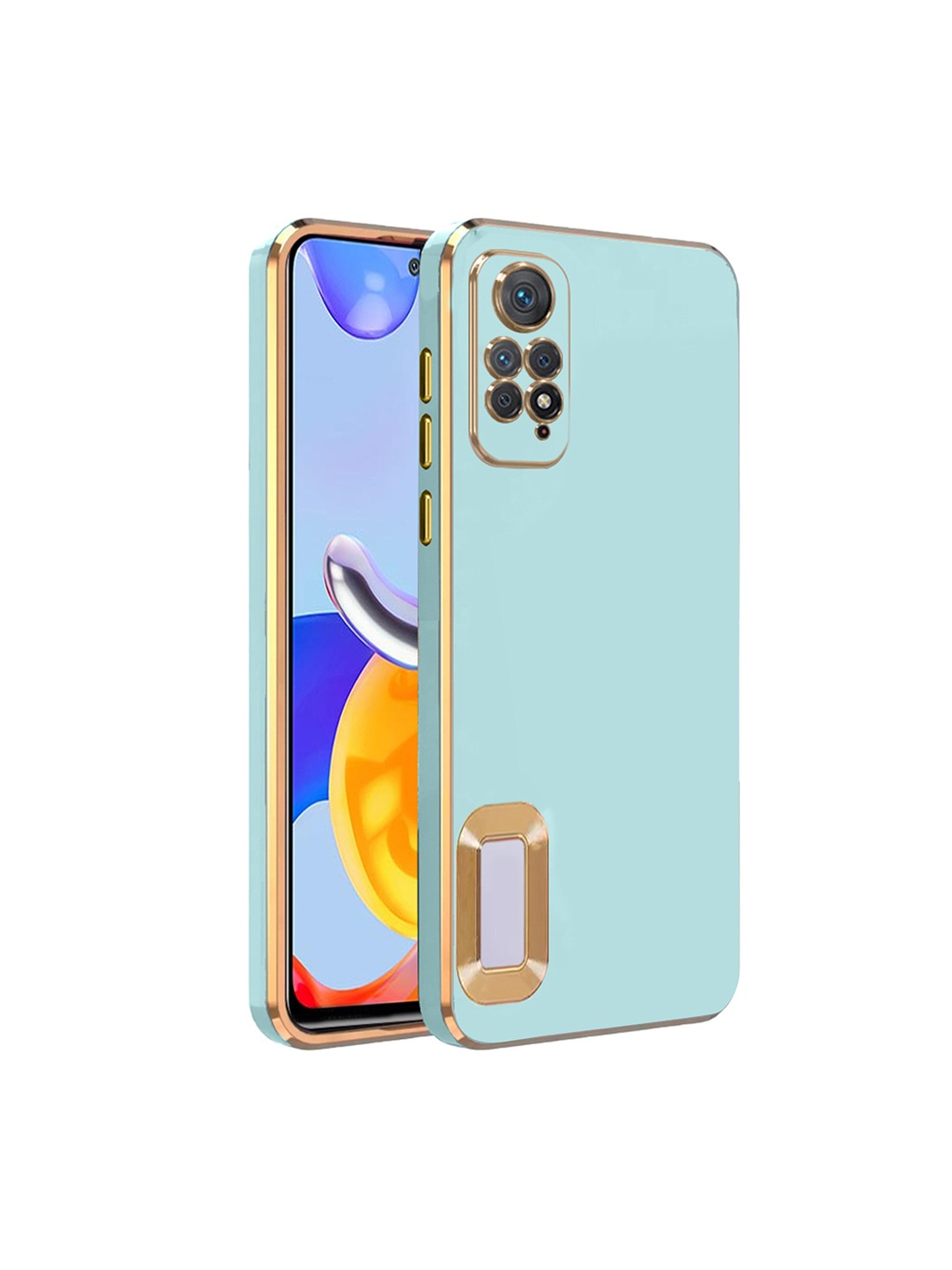 

Karwan Camera Protection MI Note 11 Phone Back Cover, Green