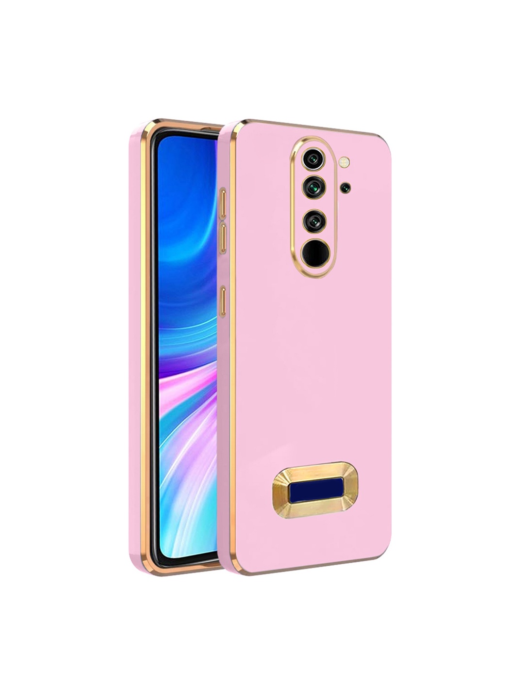 

Karwan Camera Protection MI Note 8 Pro Phone Back Cover, Pink