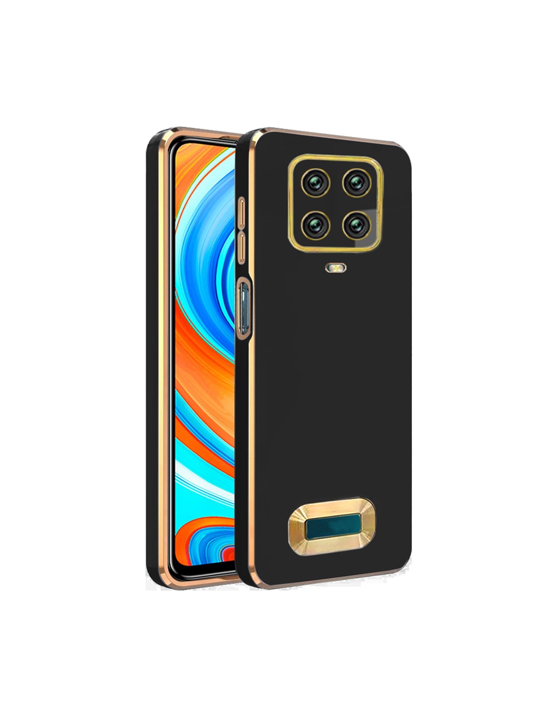 

Karwan MI NOTE 9 pro Sweat Proof Back Case, Black