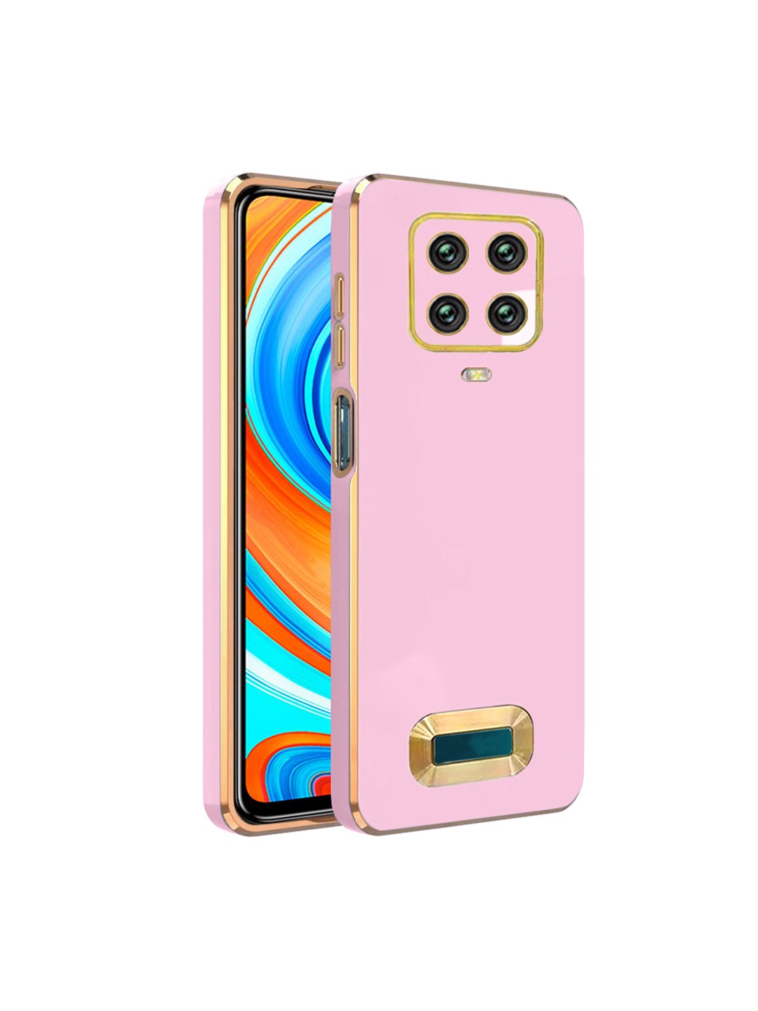 

Karwan Camera Protection MI Note 9 Pro Phone Back Cover, Pink