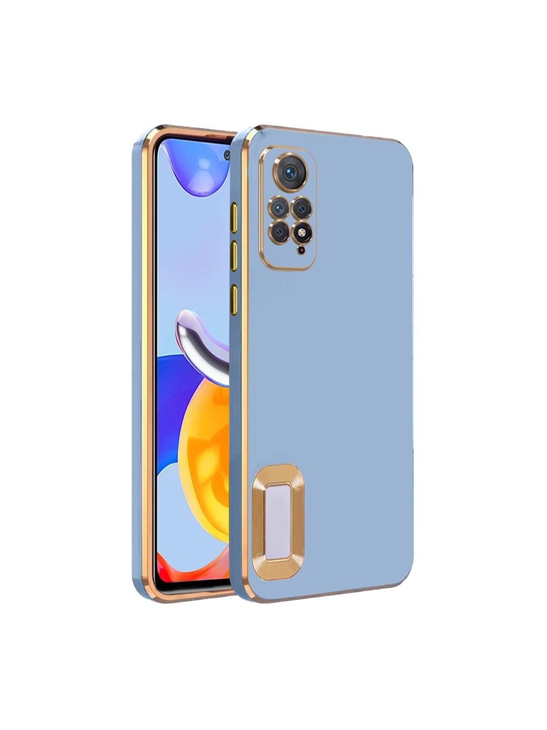 

Karwan Mi Note 11 Pro Phone Sweat-Proof With Camera Protection Back Case, Blue